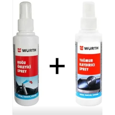 Würth Yağmur Kaydırıcı ve Buğu Önleyici Beyaz 150 ml Uzun Süreli Koruma Sağlayan