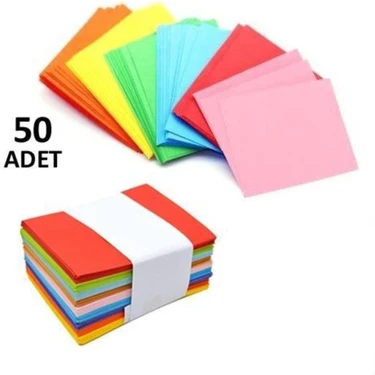 İstisna 50 Adet 13 x 18 cm Karışık 10 Farklı Renk Hediye Doğum Günü Dilekleri Düğün Para Davetiye