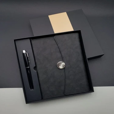 EkoAlışverişDünyam Promosyon Defter Kalem Seti Siyah