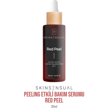 Skin Sensual Red Peel Canlandırıcı ve Cilt Tonu Eşitleyici Kırmızı Peeling Serum 30