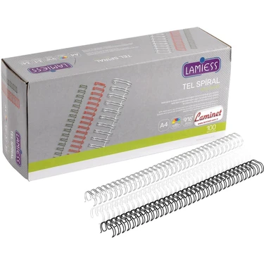 Lamiess 2:1 - 7/8 Tel Spiral Şeffaf 50