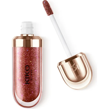 Kiko Milano Dudak Parlatıcısı-3D Hydra Lip Gloss Limited Edition-44 Disruptive Brown-Besleyici ve
