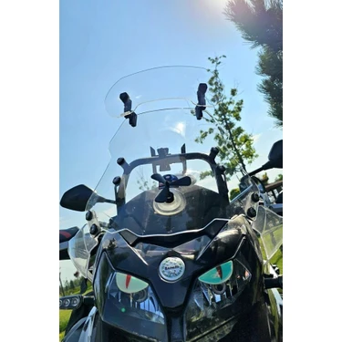 Deflektör Rüzgar Saptırıcı Siperlik Şeffaf Motor Camı Cam Uzatma Model