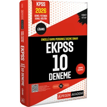 2026 E-Kpss Engelli Kamu Personeli Seçme Sınavı Tamamı Çözümlü