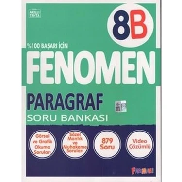 Fenomen Yayınları 8B Paragraf Soru
