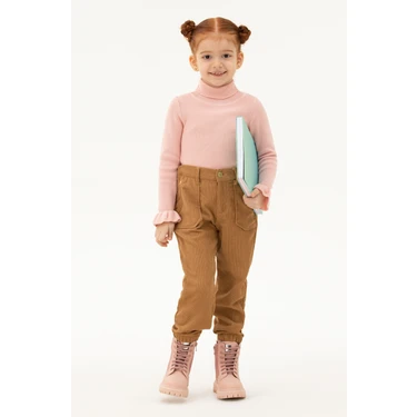 U.S. Polo Assn. Kız Çocuk Toz Pembe Kazak /Triko