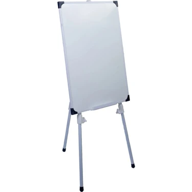 A+ Teleskopik Ayaklı Ekonomik Beyaz Okul Yazı Tahtası 80x100 cm - 1 Adet Tahta Kalemi ve Yazı