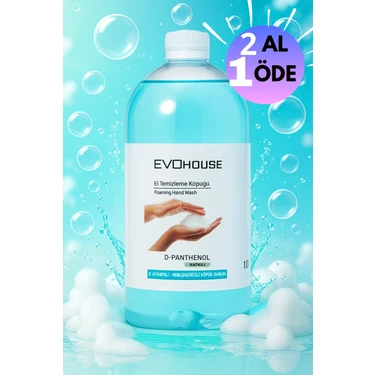 Evo House 1l Klasik Köpük Sabun - Yumuşak Dokunuş, Derin Temizlik ve Ferahlatıcı Cilt
