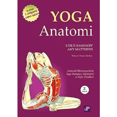 Aura Kitapları Yoga Anatomi - Leslie