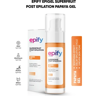 Epify Tüy Azaltıcı Papaya Sütü 150 ml Hassas Ciltler için Derinlemesine Nüfuz Eden