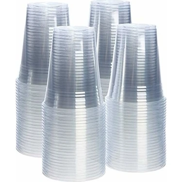 Niceplast Plastik Pet Bardak 180 cc Şeffaf 3000