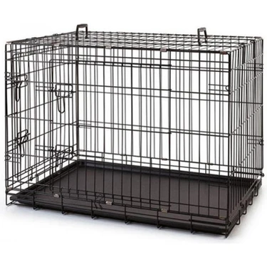 Aier Wd 48 Siyah Tel Köpek Kafesi No:5