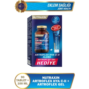 Nutraxin Artroflex - Hya C-Iı Glukozamin 90 Tablet Artroflex Jel