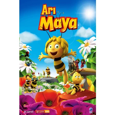 As Sanat Arı Maya DVD 2014 Çocuk Filmi Alexs Stadermann Yönetmenliğinde Eğlenceli