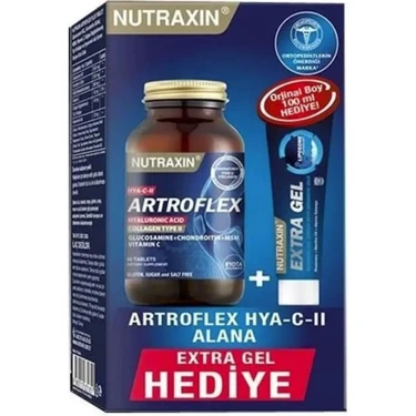 Nutraxin Artroflex Hya-C-II 90 Tablet + 100 ml Extra Gel