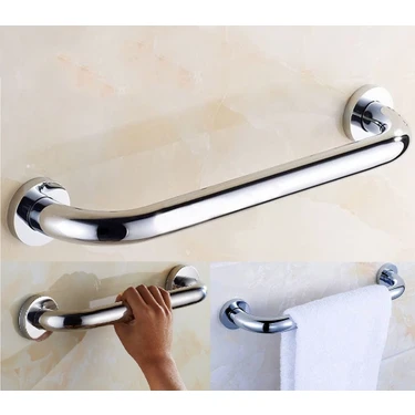 Vegaline Q19 Engelli Yaşlı Bakım Banyo Wc Tutunma Barı Banyo Destek Aparatı 30 cm