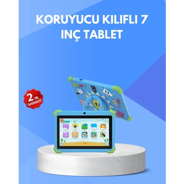 Calperia 7 Inç Android Tablet Wifi Bluetooth ve Çift Kamera