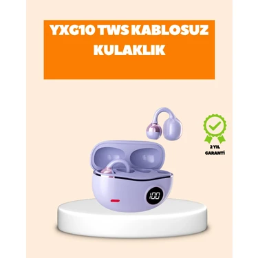 Twin Store YXG10 Klipsli Açık Kulaklık Ergonomik Yapı ile Spor İçin Uygun Aptx Ses