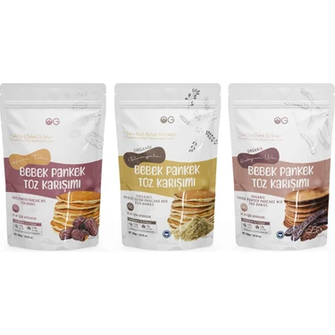 OG natural Bebek Pankek Toz Karışımı Seti +8