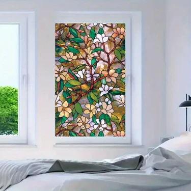 Wink Fol Cam Vitray Folyo, Kendindin Yapışkanlı, Desenli Buzlu Cam Folyo 61X100