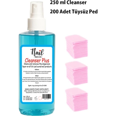 Yapışkan Tabaka Temizleyici Kalıcı Oje Protez Tırnak Jel Kat Temizleme Cleanser Tüysüz Mendil