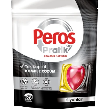 Peros Pratik Siyahlar 26'lı Çamaşır