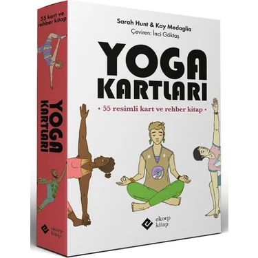 Ekorp Kitap Yoga Kartları 55 Poz ve Rehber Kitap ile 32