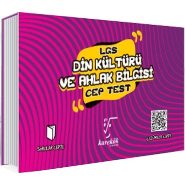 Karekök Yayıncılık LGS Cep Test Din Kül.Ahl