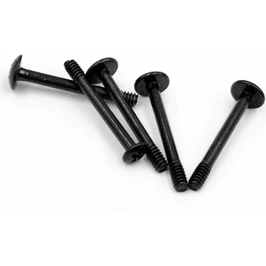Wozlo Uzun Kasa Fanı Vidası - Fan Vidası - Siyah - M3 30MM - 100