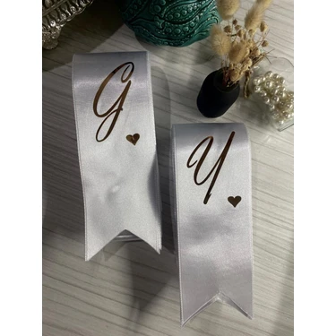 Kişiye Özel Harf Baskılı Gelin Damat Takı