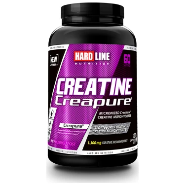 Hardline Nutrition Creapure 120 Kapsül - (Kreatin,