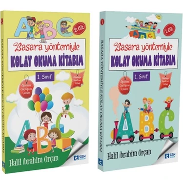 Basara Yöntemiyle Kolay Okuma Kitabım 1-2  Cilt 